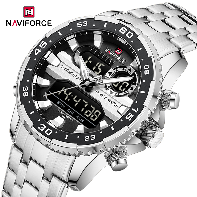 Citizen Watch Tsuyosa - Herrenuhren NAVIFORCE Original Trendmarke LCD-Display Analog