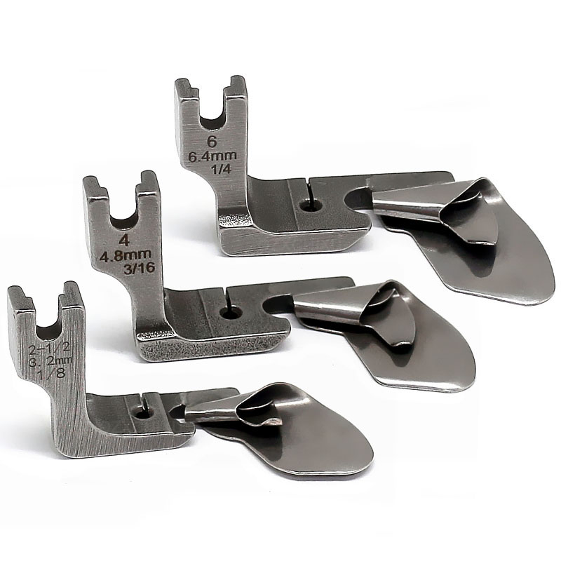 Curved Spring Bar - Industrielle Nähmaschine, multifunktional, gebogener Säumenfuß, Saum,