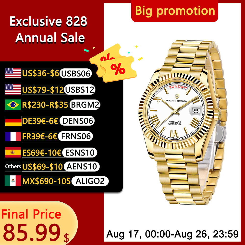 Rolex Watch Datejust - 2025 Pagani Design Uhren neue DD40