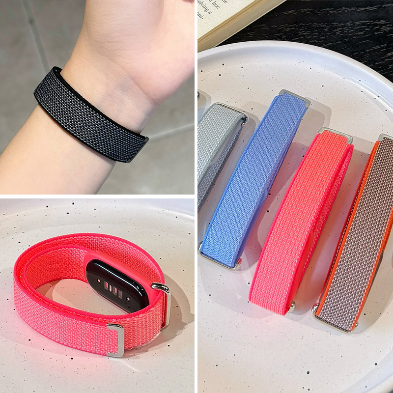 Sport Loop Velcro - Sport-Nylon-Geflecht-Uhrenarmband für Google, Ersatzarmband für Fitbit