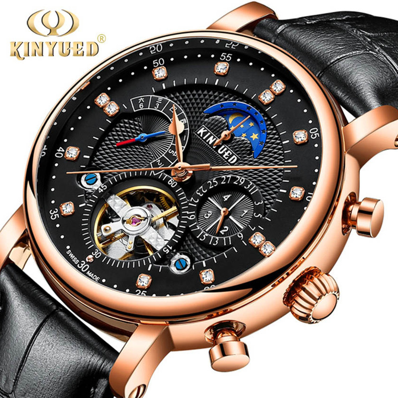 Rolex Watch Daytona - Luxus Marke KINYUED Automatische Mechanische Männer