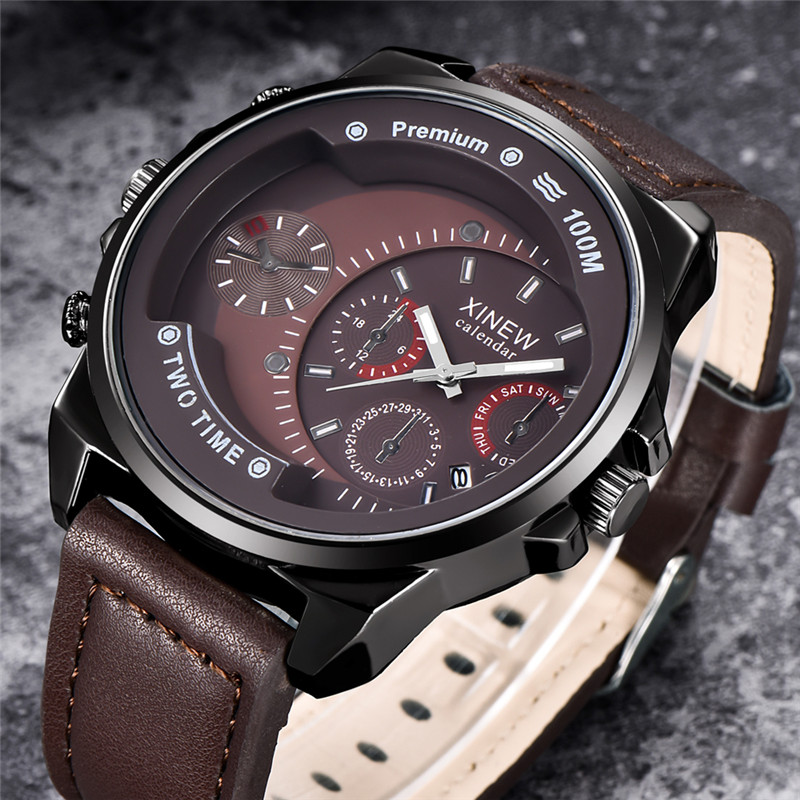 Original XINEW Marke Männer Uh – Leather Watch Band Men Bewertung und Preis