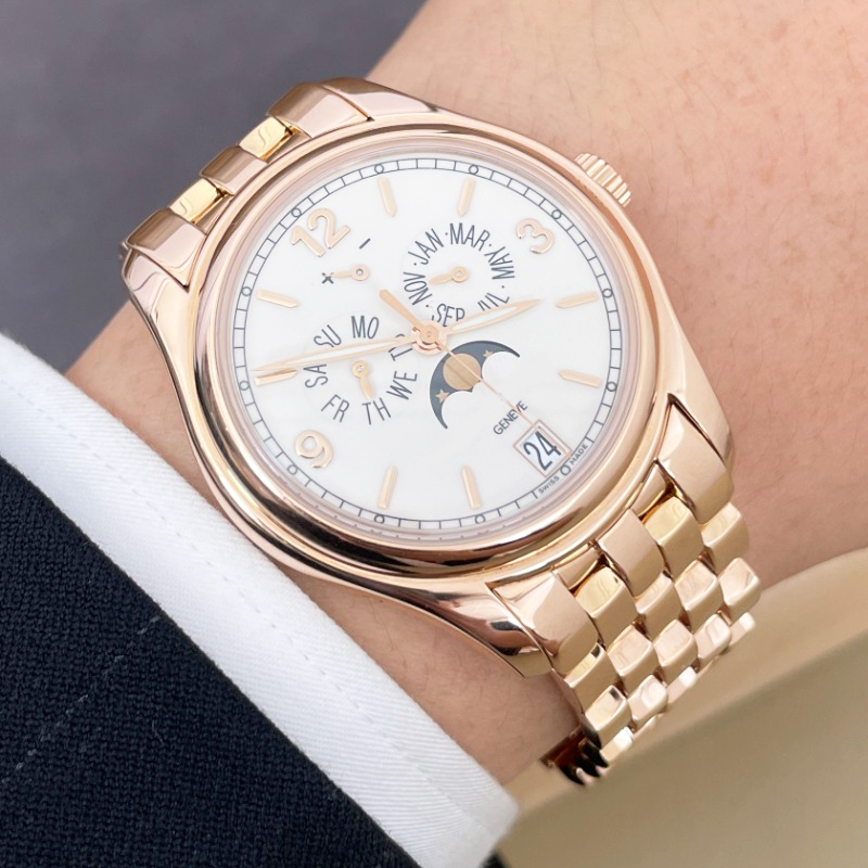 Hochwertiges Metall-Uhrenarmba – Patek Philippe Watch Calatrava Bewertung und Preis