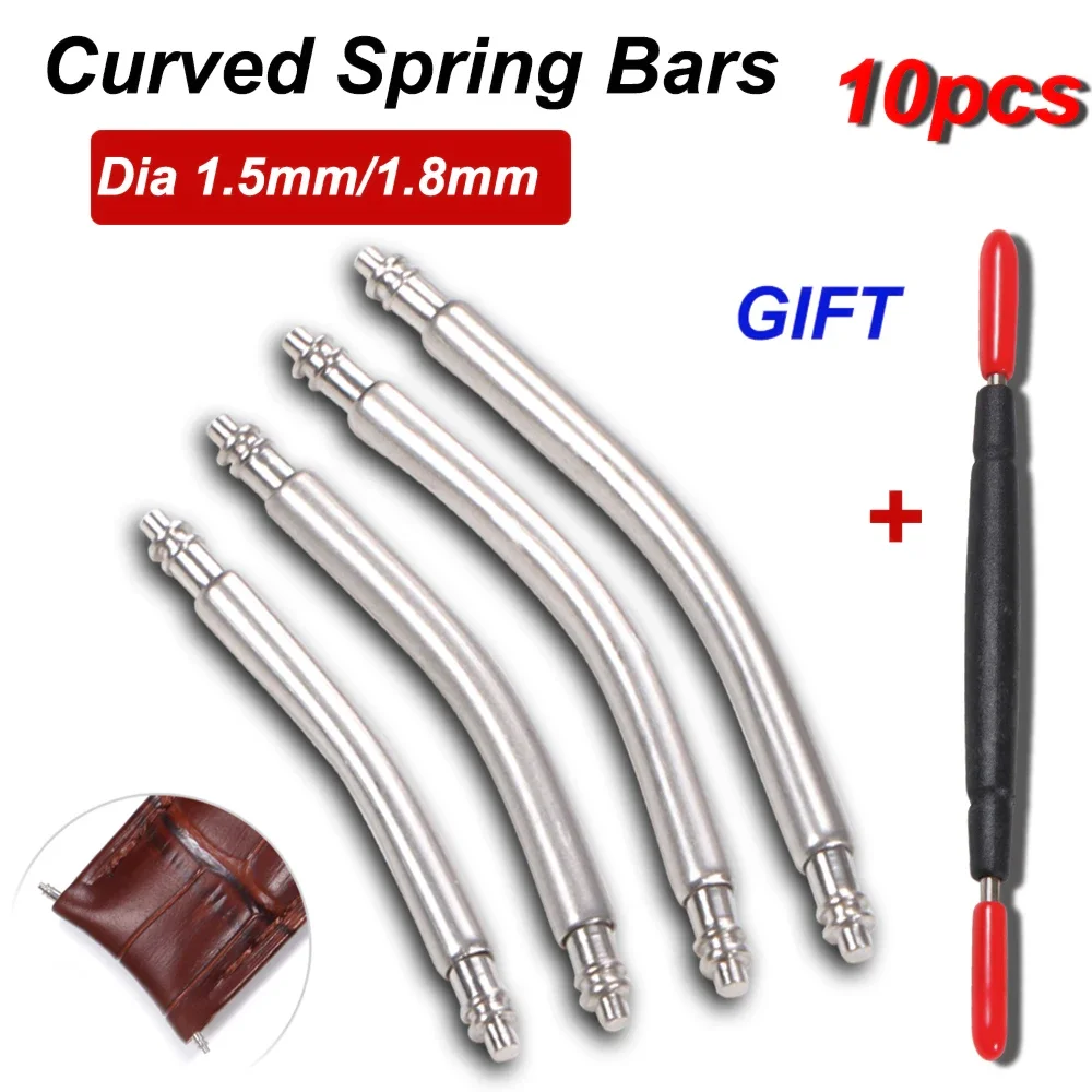 10 Stück gebogene Endfederstan – Curved Spring Bar Bewertung und Preis