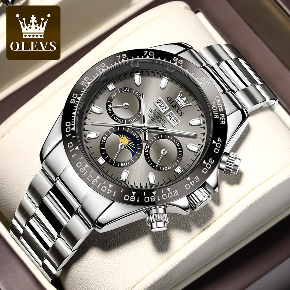 OLEVS 6654 Luxus-Herrenuhr, Ch – Seiko Watch 5 Sports Bewertung und Preis