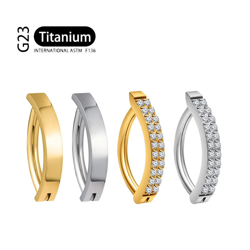 G23 Titan Piercing 14G zweirei – Curved Spring Bar Bewertung und Preis