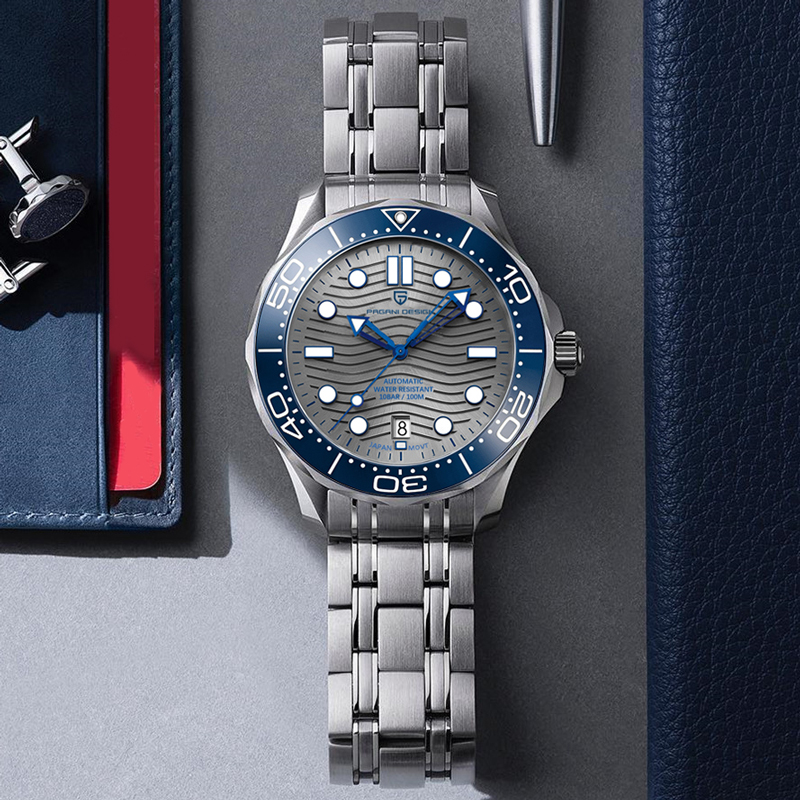 2025 neue PAGANI DESIGN PD 168 – Omega Watch Seamaster Bewertung und Preis