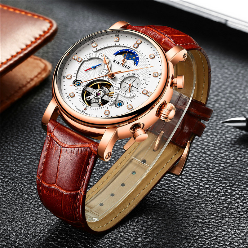 Luxus Marke KINYUED Automatisc – Rolex Watch Daytona Bewertung und Preis